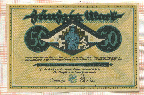 50 марок. Германия 1922г
