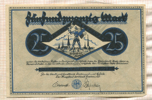 25 марок. Германия 1922г