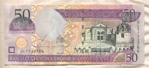 50 песо. Доминикана 2003г