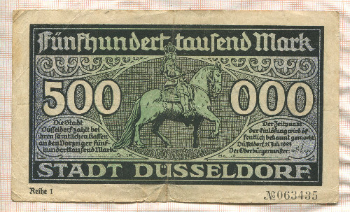 500000 марок. Германия 1923г