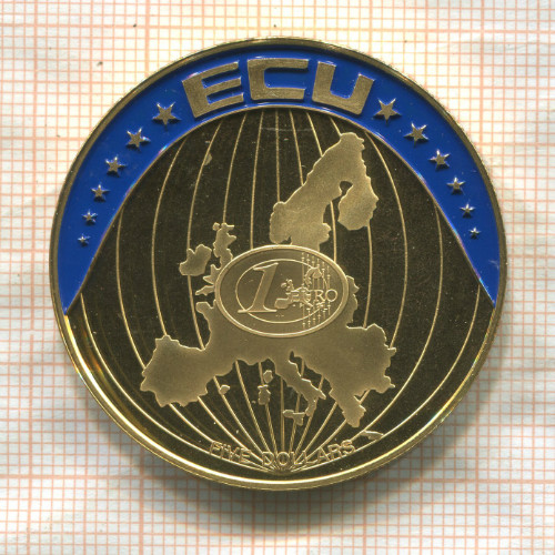 5 долларов. Либерия 2003г