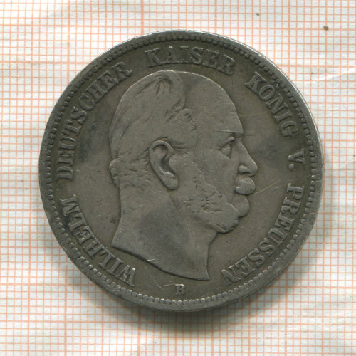 5 марок. Пруссия 1876г