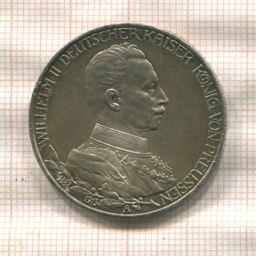 3 марки. Пруссия 1913г