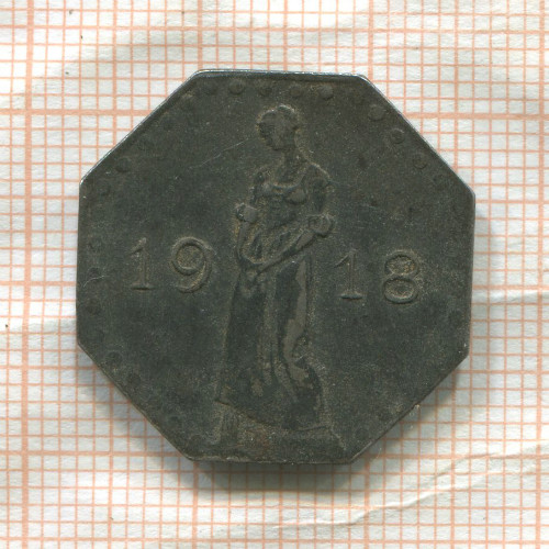 Нотгельд. 50 пфеннигов. Германия. Хайльбронн