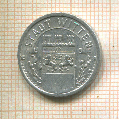 Нотгельд. 10 пфеннигов. Германия. Виттен