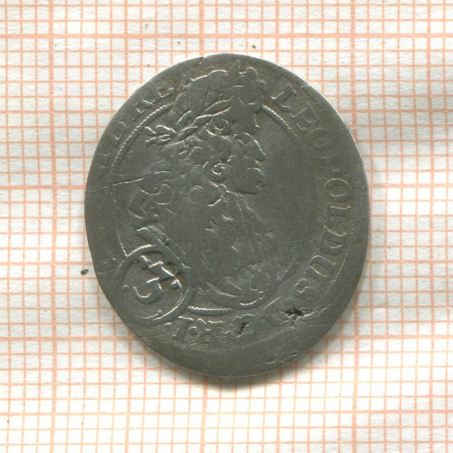 3 крейцера. Австрия 16??г