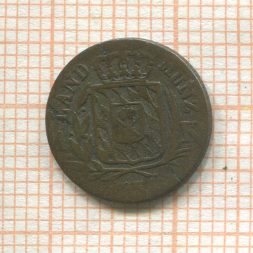 1 крейцер. Бавария 185?г