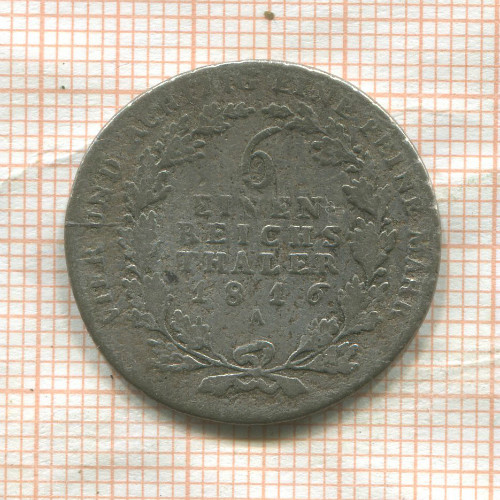 1/6 талера. Пруссия 1816г