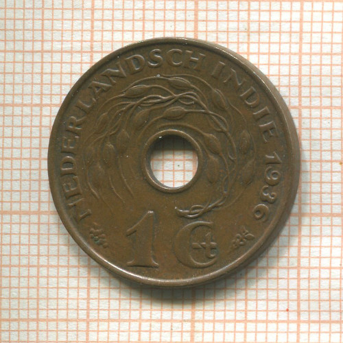 1 цент. Нидерландская Индия 1936г