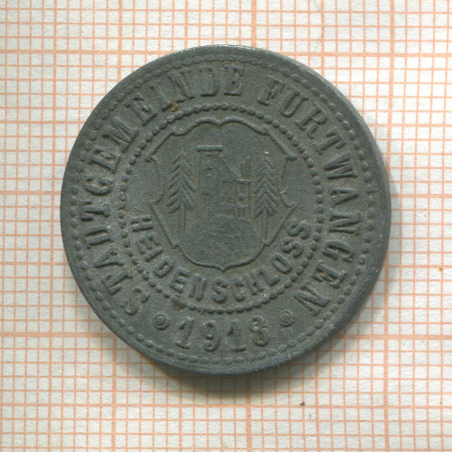 Нотгельд. 50 пфеннигов. Германия. Фуртванген