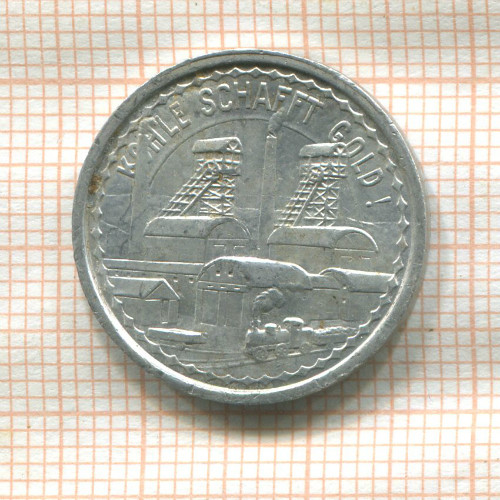 Нотгельд. 10 пфеннигов. Германия. Ваттеншайд