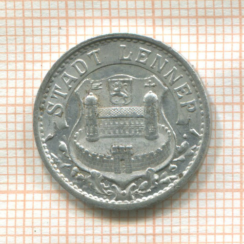 Нотгельд. 10 пфеннигов. Германия. Леннеп