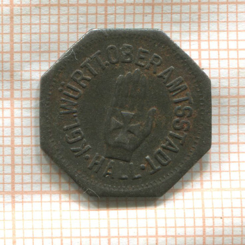 Нотгельд. 5 пфеннигов. Германия. Халл