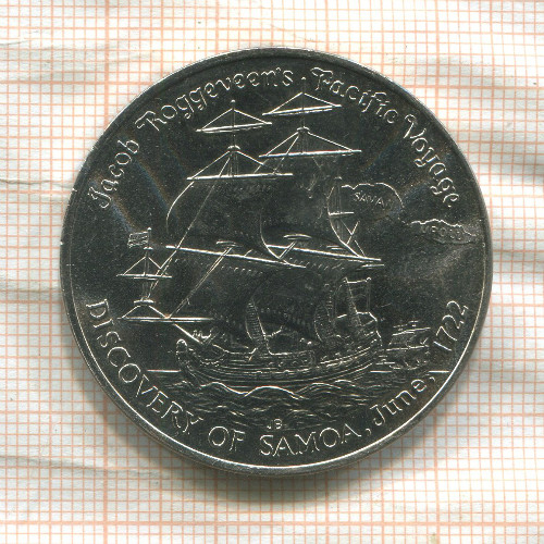 1 тала. Самоа 1972г