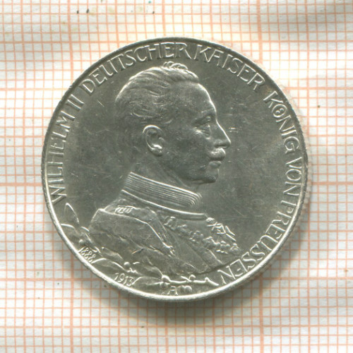 2 марки. Пруссия 1913г