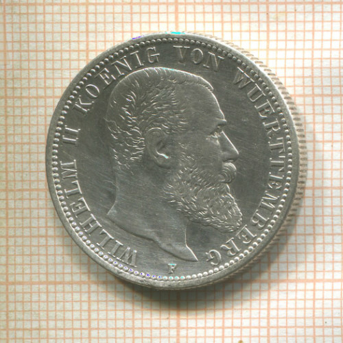 2 марки. Вюртемберг 1903г