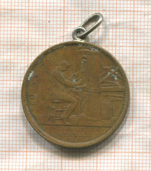 Медаль. Бельгия 1910г