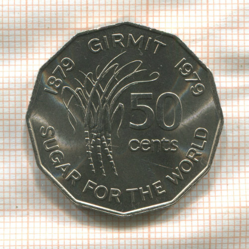 50 центов. Фиджи. F.A.O. 1979г