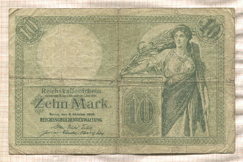 10 марок. Германия 1906г