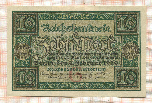 10 марок. Германия 1920г