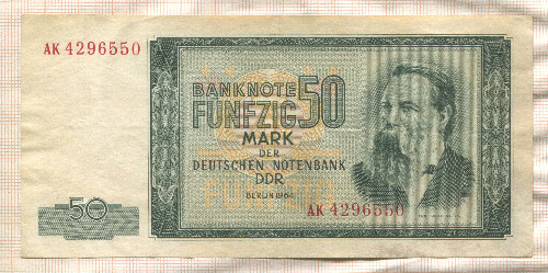50 марок. ГДР 1965г