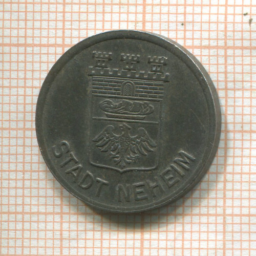 Нотгельд 10 пфеннигов. Германия. Нехайм