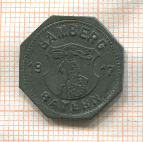 Нотгельд. 10 пфеннигов. Германия. Бамберг