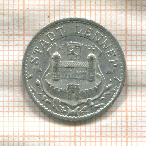 Нотгельд. 10 пфеннигов. Германия. Леннеп