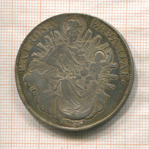 1 талер. Бавария 1773г