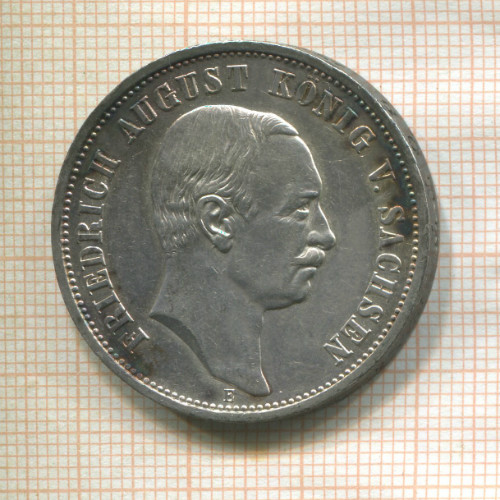 3 марки. Саксония 1913г