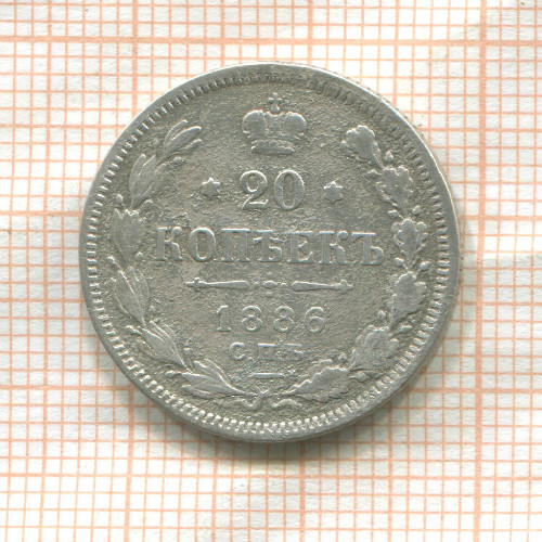20 копеек 1886г