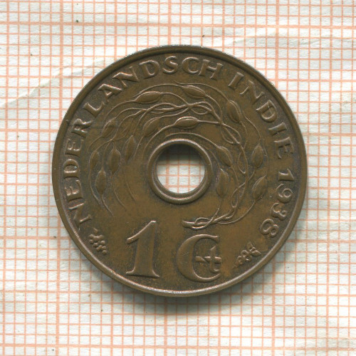 1 цент. Нидерландская Индия 1938г