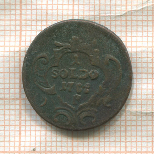 1 сольдо. Гориция 1782г