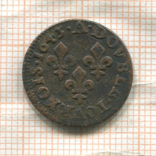 Двойной турнуа. Франция 1643г