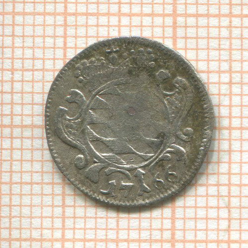 1 крейцер. Бавария 1766г