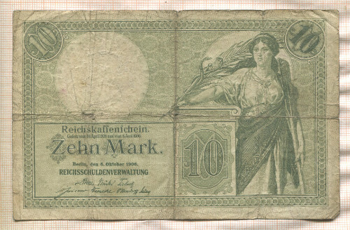 10 марок. Германия 1906г