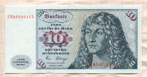 10 марок. Германия 1980г