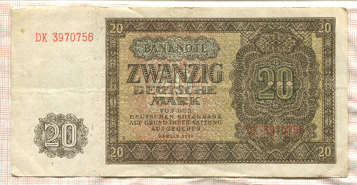 20 марок. Германия 1948г