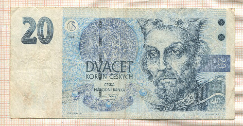 20 крон. Чехия 1994г