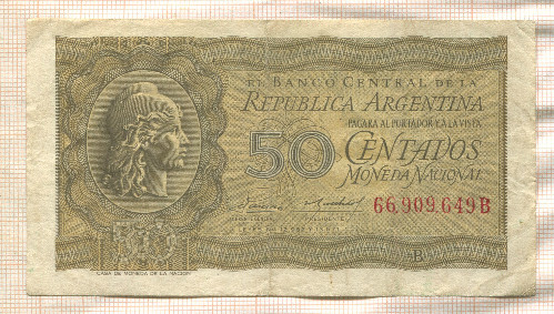 50 сентаво. Аргентина