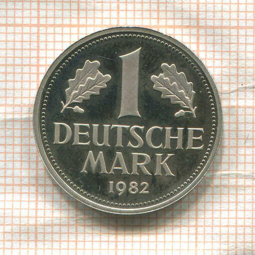 1 марка. Германия. ПРУФ 1982г