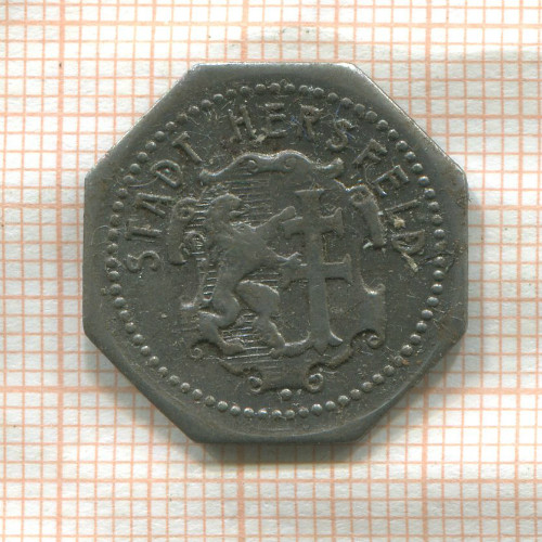 Нотгельд. 10 пфеннигов. Германия. Херсфельд