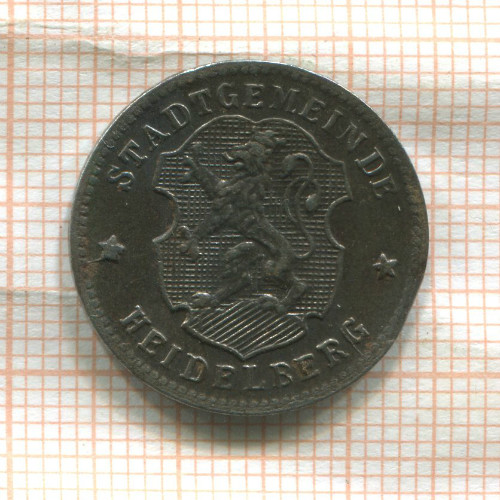 Нотгельд. 10 пфеннигов. Германия. Хайдельберг