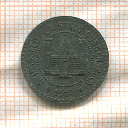 Нотгельд. 5 пфеннигов. Германия. Квакенбрюк