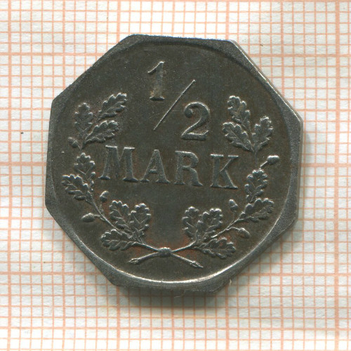 Нотгельд. 1/2 марки. Германия. Фройденштадт