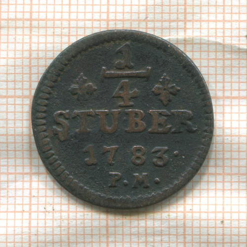 1/4 штубера. Юлих-Берг 1783г