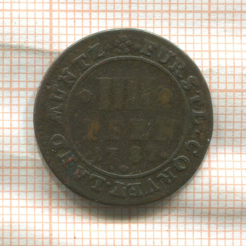 4 пфеннига. Корвей 1787г