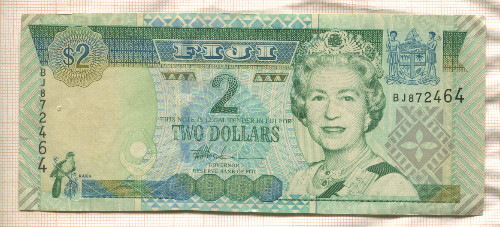 2 доллара. Фиджи