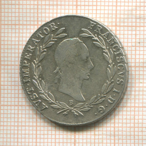 20 крейцеров. Австрия 1830г