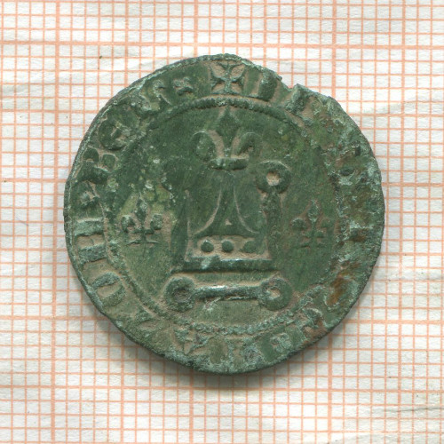 Счетный жетон. Франция. 1550-1600 гг.